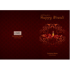 Happy Diwali Greeting Card